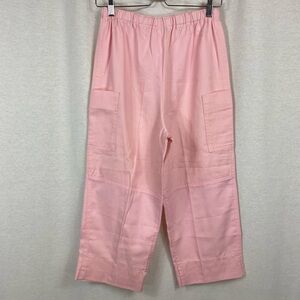 Vintage Pannill Wide-Leg Pink Utility Summer Pants